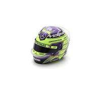 F1 Mini Casco Racing, Lewis Hamilton 2024 British GP Victory, scala 1:5 con vetrina, viola/verde