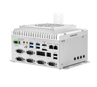 F1 Mini PC Fanless i7 1255U (10C12T, up to 4.7GHz), 2 x i210AT Gigabit LAN, 12th Gen Industriale Computer Linux, 16GB RAM 512GB NVMe SSD, 6 x RS232 COM, 8 Pin GPIO, USB3.2, 9-36V Auto Power On