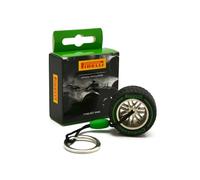 F1 Pirelli Motorsport Official Merchandise - Portachiavi in gomma per pneumatici - pneumatico intermedio colore verde