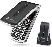 F1 plus Telefono Cellulare per Anziani, Flip Telefoni Cellulari Tasti Grandi, Co