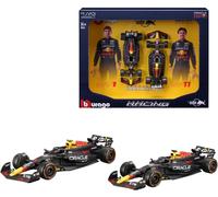 F1 RED BULL 2024 RB20 VERSTAPPEN e PEREZ 2 Modelli Auto Scala 1/43 Bburago 38099