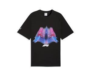 F1 Tee 2 PUMA - Maglietta per Auto, Colore: Nero