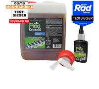 F100 Set Olio Catena 2L con Tanica e Rubinetto e Olio 50ml PTFE Lubrificante Bic