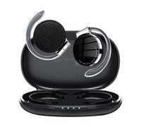 F2 Auricolare Bluetooth wireless Over-Ear Sportivo con cancellazione del rumore Auricolare stereo per musica parlante-Nero