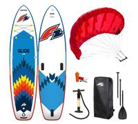 F2 Glide 10.8 Windsurf & Ala Sup Tavola Set Incl. Parawing Move 3,5qm Red