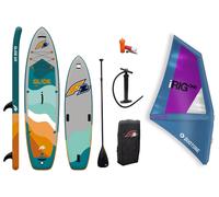F2 GLIDE Windsurf 10.8 iSUP Set Paddle SUP-Board incl. iRIG M Segel Rigg