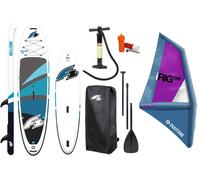 F2 Sector Windsurf 10.5 iSUP Board Stand Up Paddle Surfboard iRIG M Vela SET