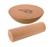 F2 Set Balance Board Semisfera 30x10cm + Rullo Di Sughero 33x9,5cm