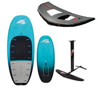 F2 Set Foilboard Cometa Squadra Turchese 65L + Alluminio Telo 1700 + Ala 5qm