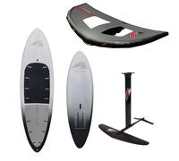 F2 Set Foilboard Fulmine Bianco 115L + Alluminio Telo 1700 + Ala 4qm