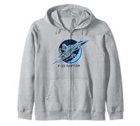 F22 Raptor Stealth Fighter Jet Aircraft Design Regalo Felpa con Cappuccio