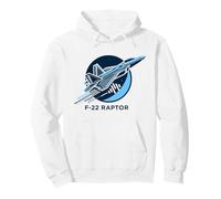 F22 Raptor Stealth Fighter Jet Aircraft Design Regalo Felpa con Cappuccio