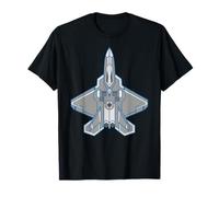 F22 Raptor Stealth Fighter Jet Aircraft Design Regalo Maglietta