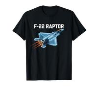 F22 Raptor Stealth Fighter Jet Aircraft Design Regalo Maglietta
