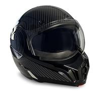 F242 P/J Reverse Flip-Up Motorcycle Helmets - Double Visor Modular Jet Crash Helmet for Racing Sports Touring - Road Legal 22.06 Approved Adult Motorbike Helmets for Men Women