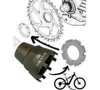 F26 Lockring Tool Ebike Anello di chiusura per bicicletta, ruota dentata Spider Service Tool smontaggio strumento adatto per Ebike Brose Motor Drive S/Mag per Bosch Gen3 Gen4 Gen5 Performance CX