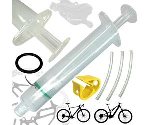 F26 Pro Service - Siringa per bicicletta, officina, freni a disco, sfiato, 40 ml, adatta per olio minerale o liquido freni DOT, MTB City Road Gravel, frizione moto