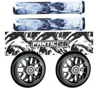 F26 Scooter Stunt Blunt Manici 110mm Abec11 Rotoli Griptape Swirl Nero/Bianco