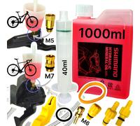 F26 Servizio Entlüftungs Kit Shimano Mineral Olio MTB Città Bici Gravel M5 M7 M6