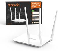 F3 N300 Router Wifi, Speed with 2.4Ghz/300 Mbps, 3 LAN/WAN Porte, Antenne Estern