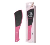 F3 SYSTEMS - S-Line Emery Foot File - 1ea - Sharp Pink