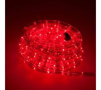 F3 - Tubo luminoso a LED, 5 metri fino a 100 metri, in rosso, verde, blu, giallo, rosa, bianco, bianco caldo, RGB per interni ed esterni