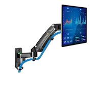 F300 F150 Molla a gas Supporto for monitor da parete for TV LED da 24-35 pollici Braccio di montaggio ergonomico Max. VESA 100 * 100 mm Caricamento 3-12 kg(2021 New F150 Black)