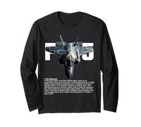 F35 Lightning II Stealth Fighter Jet USAF Pilota Maglia a Manica