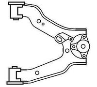 F4455 FRAP Braccio oscillante, Sospensione ruota per MITSUBISHI
