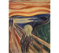 F4B The Url Diamond Painting 40 x 50 cm | Strass quadrati | Munch | Edvard Munch | Arte | Pittura | Antichi Maestri | Pacchetto adulti e bambini