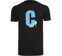 F4NT4STIC Maglietta 'Disney Alphabet C Is For Cinderella' azzurro / blu cielo / nero Uomo F4NT4STIC XXL