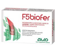 AVD Reform - Integratore di Ferro e Vitamine - F5 Biofer - 30 capsule (blister 14,8 g)