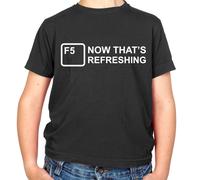 F5 Ora That's Rinfrescante - T-Shirt - Secchione Nerd Computer Tastiera