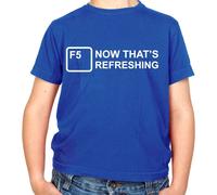 F5 Ora That's Rinfrescante - T-Shirt - Secchione Nerd Computer Tastiera