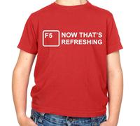 F5 Ora That's Rinfrescante - T-Shirt - Secchione Nerd Computer Tastiera