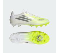 F50 SPARKFUSION LEAGUE Low Firm Ground / Artificial Ground Football Boots Womens Cloud White / Iron Metallic / Hi-Res Yellow 42