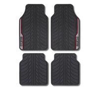 Set Tappeti Sparco Nero / Rosso