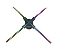 F60 3D Hologram Proiettore Pubblicità Display Ventilatore Da Parete Lettore 3D Occhio Nudo 2K HD LED Foto Video Ventilatore