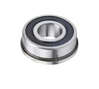 F6300 6301 6302 6303 6304 6306 6306 ZZ/2RS, compatibile con flangia, cuscinetto con bordo di ritegno(F6305-ZZ 25x62x17mm)