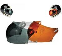 F656 REPLACEMENT VISOR FOR ALL viper F656 Vintage Classic Helmet Clear, Smoke and Amber Magnet Visors (Smoked Magnet,Plain Visor)