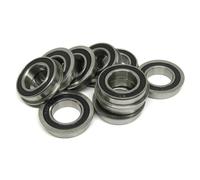 F6801 2RS 12x21x5mm Cuscinetto a sfere flangiato 6801 RS Guarnizioni in gomma Motori Miniatura 1 pz