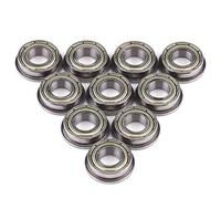 F688ZZ Cuscinetto a Sfere In Acciaio A Doppia Flangia Schermato Cuscinetti a Sfera Radiali Flangiati, 8 * 16 * 5 Per Motore (10 pezzi)