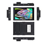 F7 Plus Monitoraggio del campo fotografico da 7 pollici, touchscreen HDMI 4K 1200NITS HDR 3D LUT Supporto DSLR Video Monitor con kit di alimentazione esterno per la videografia di