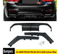 F80 auto paraurti posteriore diffusore Spoiler per BMW 3 Serises 4 Serises M3 F82 F83 M4 labbro posteriore in fibra di carbonio 2015-20 protezione as shown