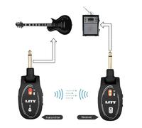 F91C Sistema Di Chitarra Wireless 5.8G Trasmettitore Ricevitore Audio Digitale