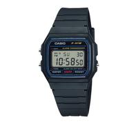 F91W 1 Orologio da polso cinturino in resina colore nero