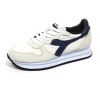 F9606 sneaker donna white/blue DIADORA HERITAGE CAMARO stone wash shoe woman