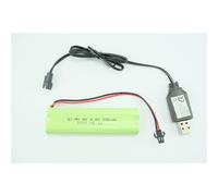 F975 Caricabatterie e batteria 4,8V /500 mAh / Ni-mh per trattore F975 con...