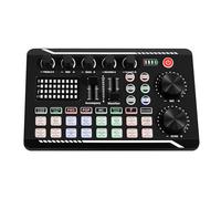 F998 Live Sound Card Audio Mixer Podcast Interface, scheda audio e interfaccia audio, effetti mixer DJ, commutatore vocale Bluetooth stereo, per karaoke Tiktok YouTube Streaming Record Gaming