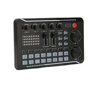 F998 Scheda Audio Live, Interfaccia Audio Podcast con Effetti del Mixer DJ, Changer Vocale degli Effetti Sonori per Karaoke Tiktok Youtube Live Streaming
